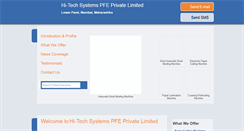 Desktop Screenshot of hitechpfe.com